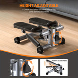 Exercise Stepper, Mini Stepper, Exercise Equipment For Home Workouts, Hydraulic Fitness Stepper With Resistance Band