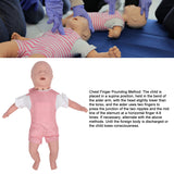 Infant Training Cardiopulmonary Resuscitation Manikin Face Cover Detailed for Learning