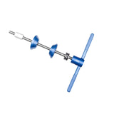 Bike Headset Cup Press in Tool Aluminium Alloy Handle Bearing Installer for Bicycle Repair Professional Blue Sturdy