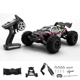 (Red) Digital Control Crawler All Terrain Brushless Model Car Kids Electronic Gift