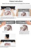 Household Sealer Dry and Wet hine Dual-Purpose, Automatic Vacuum Packaging Max 34cm 20Pcs