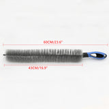 60CM Car Cleaning Tire Wheel Brush Wash Tool Small Long Handle Brush Microfiber Tyre Grille Engine Rim Brush Auto Cleaning Tool