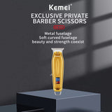 Usb Charging Led Digital Display Mens Shaver Kemei Km-426 Mini Design Engraving Shear Razor hair clipper  trimmer for men