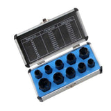 10-Piece Damage Bolt Extractor Hexagon Nut Removal Tool Set High Durable Install Easy To Use
