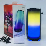 Family K Song Bluetooth Speaker Portable Column RGB Atmosphere Lamp Audio Boombox Outdoor Waterproof Subwoofer with Mic Hot Sale