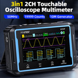3in1 Oscilloscope Multimeter Dual Channel Oscillometer Signal Generator hine 4.3inch IPS Display Oscope Meter 250MSa/s