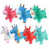 Cute Jumping Horse Thickened PVC Iatable Children's Bouncing Training Toy Birthday Gift