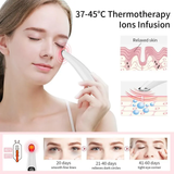 Portable home use beauty eye care device 2023 remove eye wrinkle anti wrinkle eye massager wand with heat compression