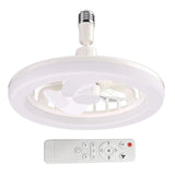 30W Aromatherapy with Light E27 Lamp Cap Wireless Remote Control Silent Ceig Fan for Bedroom Living Room Kitchen