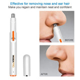 Portable Professional Electric Nose & Ear Rotating USB Charging Hair Eyebrow Trimmer Rechargable Clipper