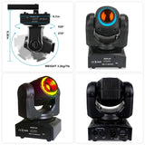 Dj Disco Stage KTV Bar Light Pattern Spotlight 1/2/4PCS Moving Head Beam Led Spotlights Party lights DJ disco 80W Rotating Lamp
