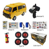 (2 batteries Red) Model Bus Toy Remote Control Car Minivan Children Best Birthday Gift Toys
