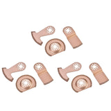 Oscillating Saw Blades - 9Pcs Multi Function Tile Saw Blades Set For Ceremic Porcelain Tile Cutting, Carbide