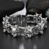 Fashion Titanium Steel Lion Head Bracelet
