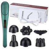6 in 1 Wireless Electric Back Vibration Infrared Heat Multifunctional Neck Leg Massager Pain Relief Shiatsu