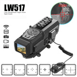 Caza Digital Sight Night Vision Scope with Laser Rangefinder Optical Mini Sight HD Video Monoculars for Hunting Target Aiming