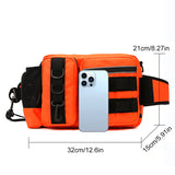 Fanny Tackle Multifunctional Storage Waist Pack Water-Resistant Large Capacity for Fly Fishing