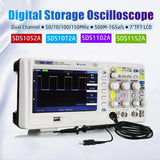 SIGLENT SDS1052A SDS1072A SDS1102A SDS1152A Digital Storage 50MHz 70MHz 100MHz 150MHz 2 Channel 1GSa/s Oscilloscope