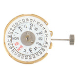 Accuracy Automatic Watch Gold /White Date Day Wheel Wristwatch Replacement for Seiko NH36 Movement
