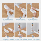 Video Shooting Mobile Phone Holder Magic Arm Articulated Arm with Selfie Fill Light Remote Control Phone Holder for Smartphone