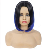 Fashion Wig Hair Middle Parted Ladies Wig Head Covering,F