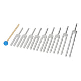 Tones Tuner Fork Tool Beech Wood Yoga Tuning Device Energy Balance Improving Cognition Portable for Relaxation