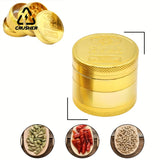 40mm 4-Layer Zinc Alloy Herbal Grinders for Smoking Metal Cutting Pipe Accessories Tobacco Pipes Herb Mills