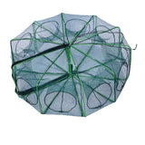 Strengthened 6-20 Holes Automatic Net Shrimp Cage Nylon Foldable Crab Fish Trap Nets Cast Folding Fishing Network