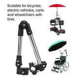 Multifunctional Elderly Wheelchair Baby Stroller Umbrella Attachment Handle Holder Support Frame Connector Scooters Accessories