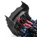 Carbon Fiber Metal Diffuser Supports For ARRMA F1 LIMITLESS 1/7 RC Car Upgrade Parts