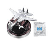 Solar Air Freshener Helicopter Automatic Rotation Essential Oil Diffuser Dashboard Camouflage Ornament Car Accessories