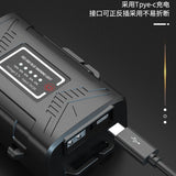 Ono Head USB Charging Zoom Outdoor Fishing Aluminum Alloy Strong Light Headlight