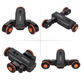Andoer L4 PRO Motorized Video Dolly with Scale Indication Electric Track Slider +Mini Ballhead for DSLR Camera Smartphone