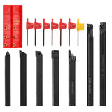 8mm 10mm 12mm 16mm Shank Holder Boring Bar Tool Lathe Cutter CNC Metal Turning Rod Holders and Inserts