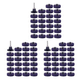 75PCS 2 Inch 50Mm Quick Change Easy Strip & Clean Discs Purple For Paint Rust Removal Surface Prep With 3 Holder