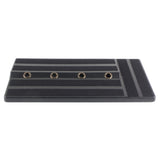 Rockhouse Big Size Effects Pedal Board - Sturdy PE Plastic Pedalboard Case with Sticking Tape, Guitar Accessories