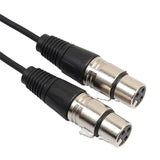 34cm 3Pin XLR 1 Male To 2 Female Audio Extension Cable Microphone Y Audio Splitter Cord Line For Mixer Recorder XLR 3 Pin Male