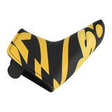 Club Blade Putter Cover Headcover with PU Leather Closure,Yes Printed Patterned Golf Accessories