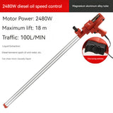 High-power Pumping Portable Electric Well Six-speed Vertical Pump Diesel Oil Drum