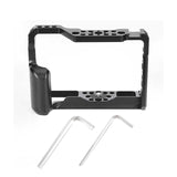Camera Cage for Fuji X-T2/x-T3 Camera Rig with Na To Rail Handle Handgrip for Microphone Led Monitor with 1/4 3/8 Screw