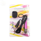 Portable 3.5mm Stereo Studio KTV Karaoke Mini Microphone For Cell Phone PC Mic