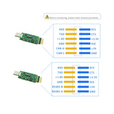 USB Type-c to serial port UART TTL CAN RS485 High speed (6Mbps) communication module FOR Cell phone pc Raspberry PI other hosts