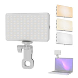 Pocket Clip-on LED Computer Tablet Phone Video Conference Light 2500K-9000K Dimmable Battery for One Meeting