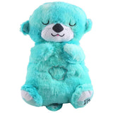 Soothen Snuggle Plush Toy Infant Breathing Baby Sleep Music-B