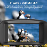 Infrared Night Vision Goggles 3'' Large Screen 4K Night Vision Binoculars Camera Take Photo Video Rechargeable Lithium Battery
