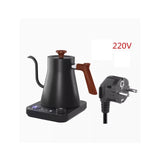 220V 110V 1200W 0.9L Gooseneck pour over coffee with temperature control water tea kettle