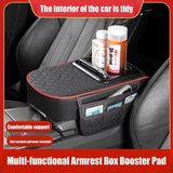 Organizer Cup Holder Armrest Cover Car Multi-functional Center Console Cushion With Storage Bag For
