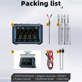 3in1 Oscilloscope Multimeter Dual Channel Oscillometer Signal Generator hine 4.3inch IPS Display Oscope Meter 250MSa/s