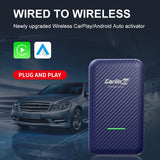 CarKit 5.0 4.0 Wired to Wireless CarPlay Adapter Smart Car Ai Box Auto Dongle Multimedia Player for iOS & Android