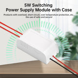 AC-DC AC100-264V to DC3.3V5V12V24V 5W 10W 12W Switching Supply Module with Case LED Power Plate
